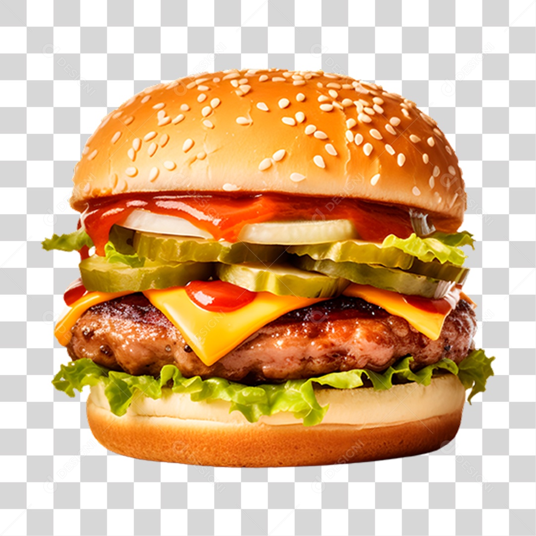 Hambúrguer Lanche Sanduiche PNG Transparente