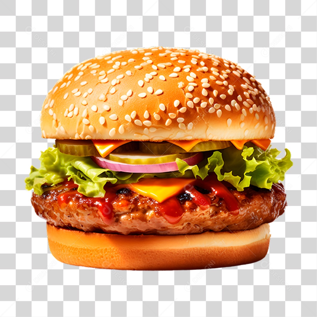Hambúrguer Lanche Sanduiche PNG Transparente