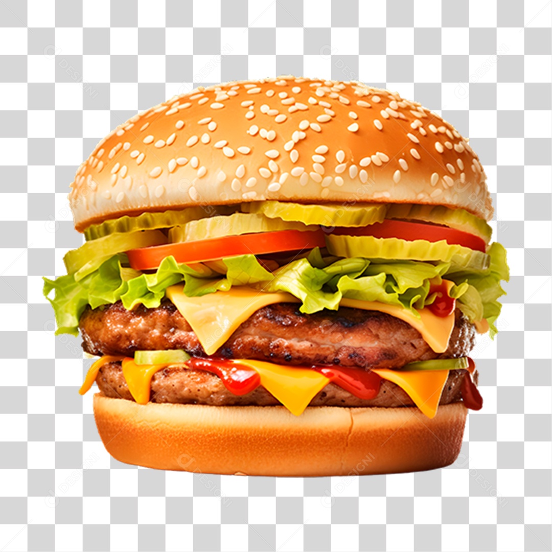 Hambúrguer Lanche Sanduiche PNG Transparente