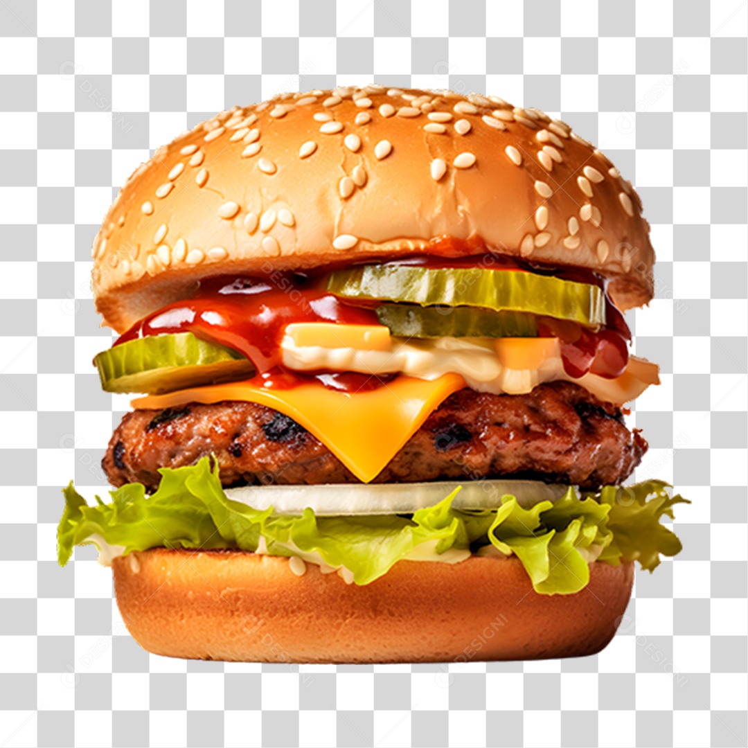 Hambúrguer Lanche Sanduiche PNG Transparente