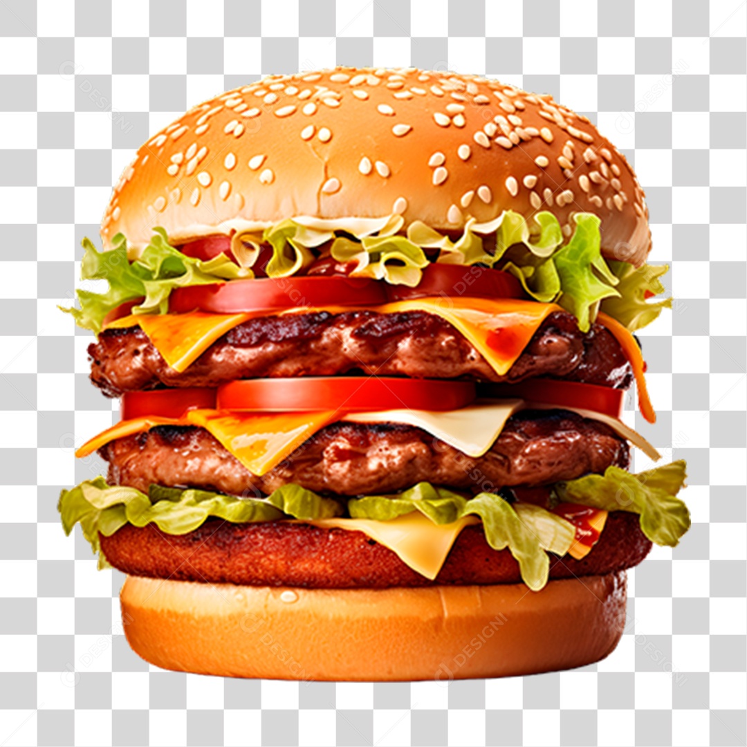 Hambúrguer Lanche Sanduiche PNG Transparente