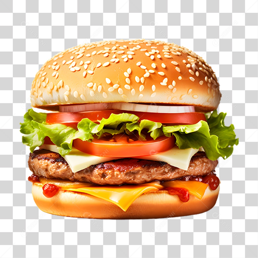 Hambúrguer Lanche Sanduiche PNG Transparente