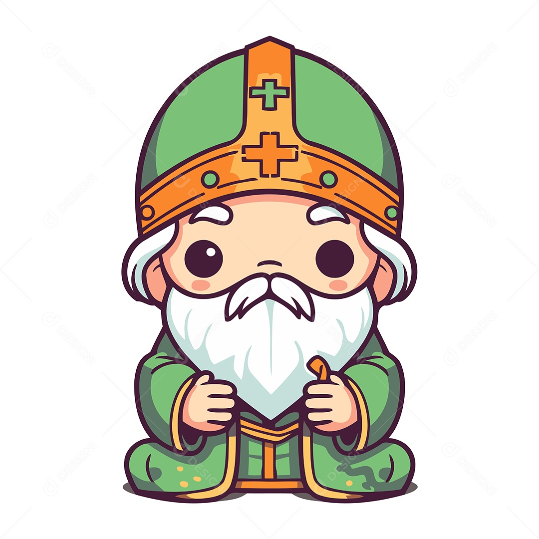 Personagem de Desenho Animado Ilustração Vetor EPS