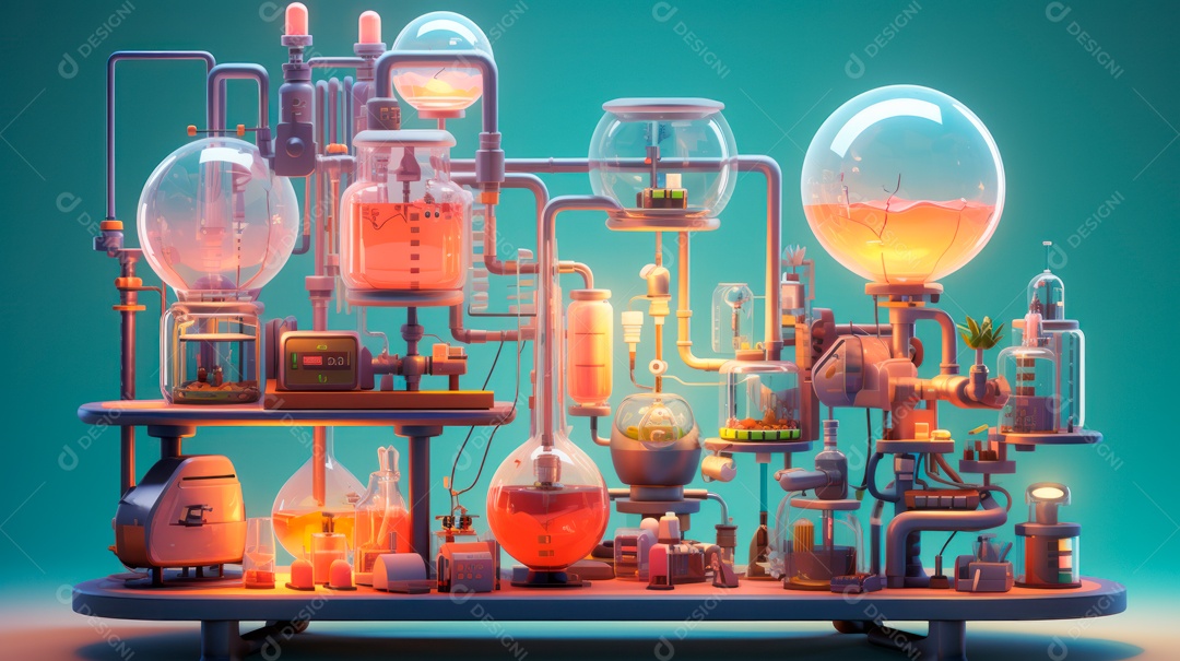 Laboratório de ciências de desenhos animados em 3D do Dia Nacional da Ciência, 8 de julho IA generativa.