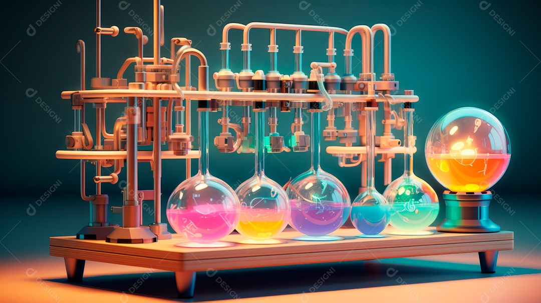 Laboratório de ciências de desenhos animados em 3D do Dia Nacional da Ciência, 8 de julho IA generativa.