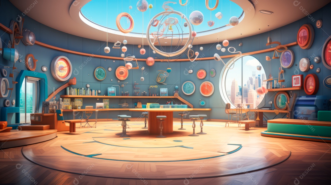 Laboratório de ciências de desenhos animados em 3D do Dia Nacional da Ciência, 8 de julho IA generativa.
