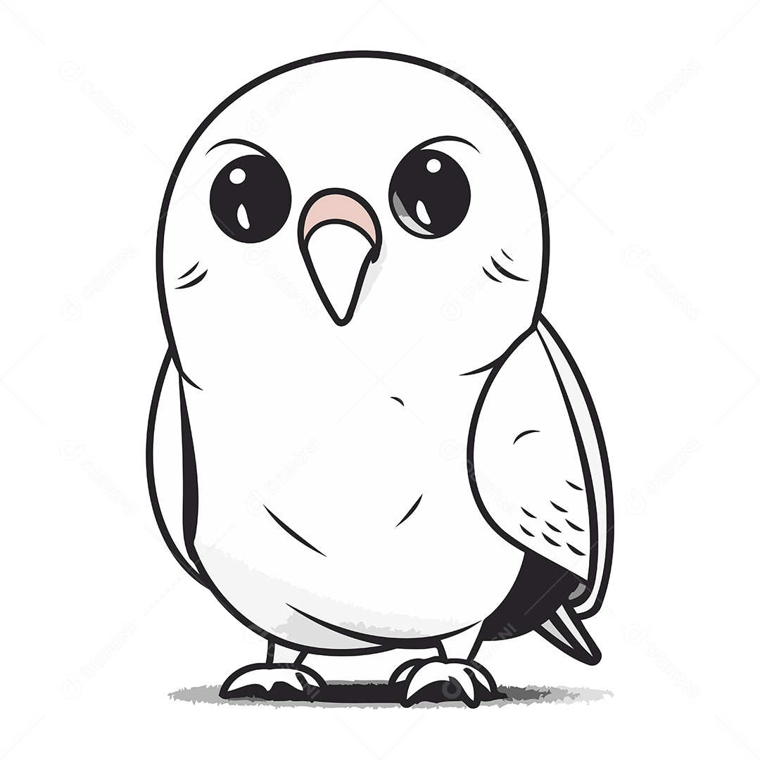 Coruja de Desenho Animado Ilustração Vetor EPS