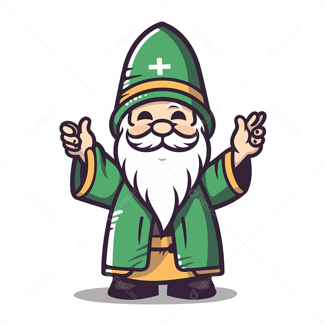 Personagem de Desenho Animado Ilustração Vetor EPS