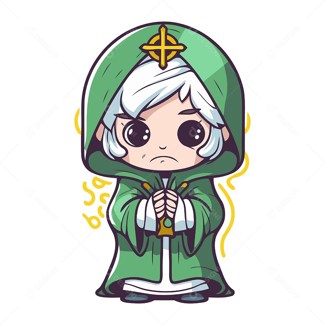 Personagem de Desenho Animado Ilustração Vetor EPS