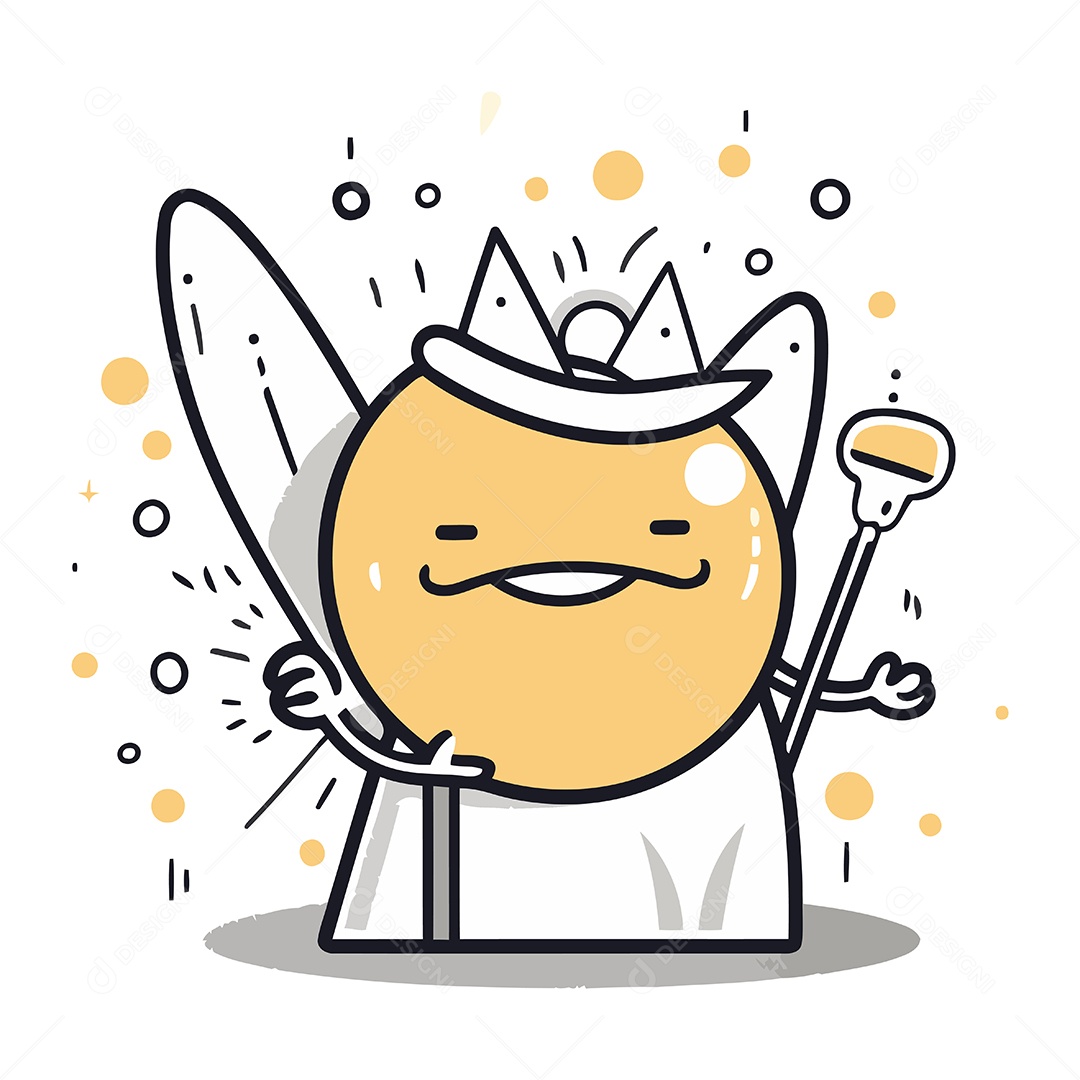 Fada do Dente de Desenho Animado Ilustração Vetor EPS