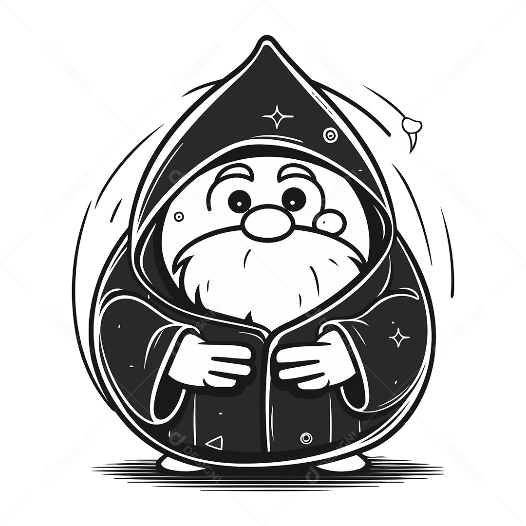 Personagem de Desenho Animado Ilustração Vetor EPS