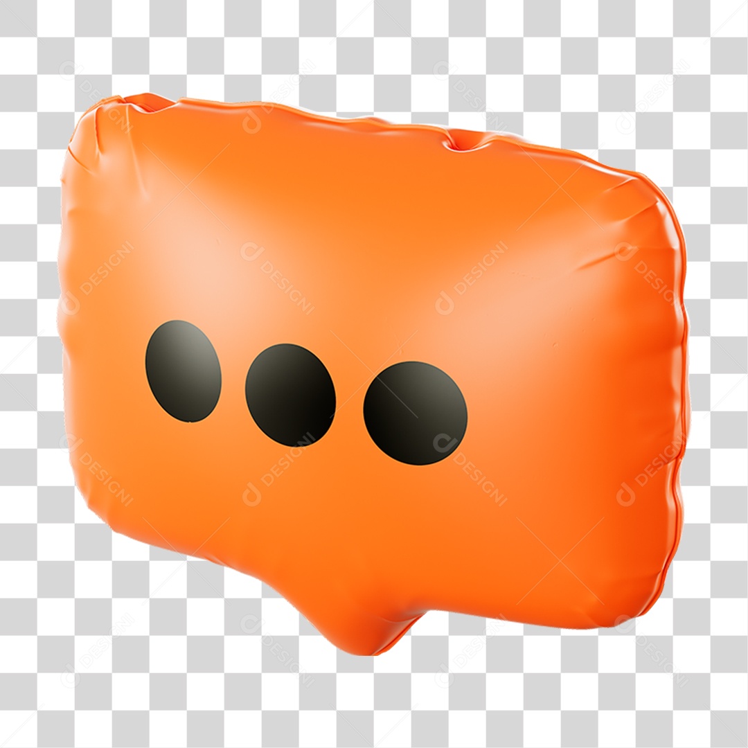 Balão Chat PNG Transparente