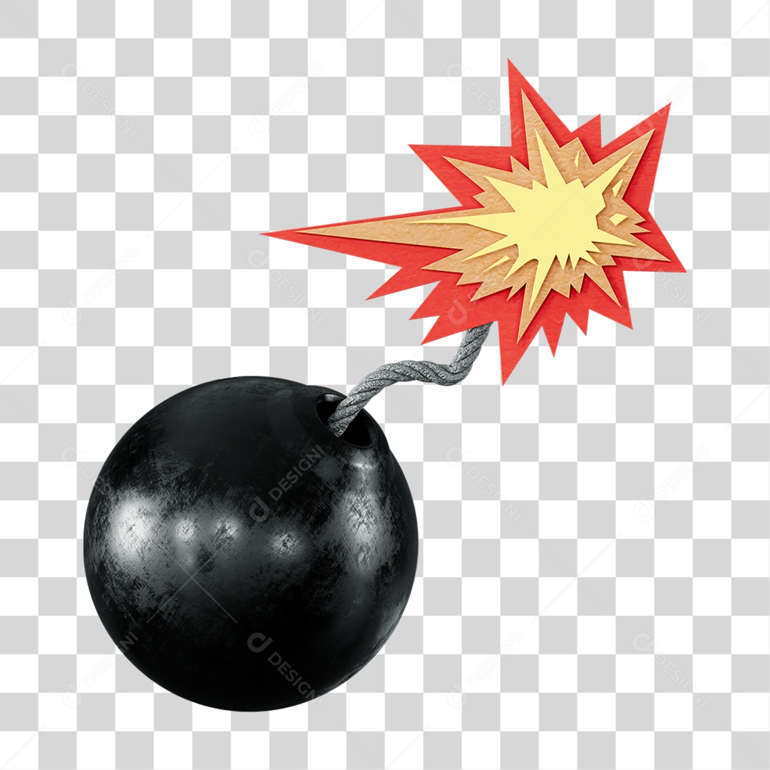 Bomba Clássica PNG Transparente