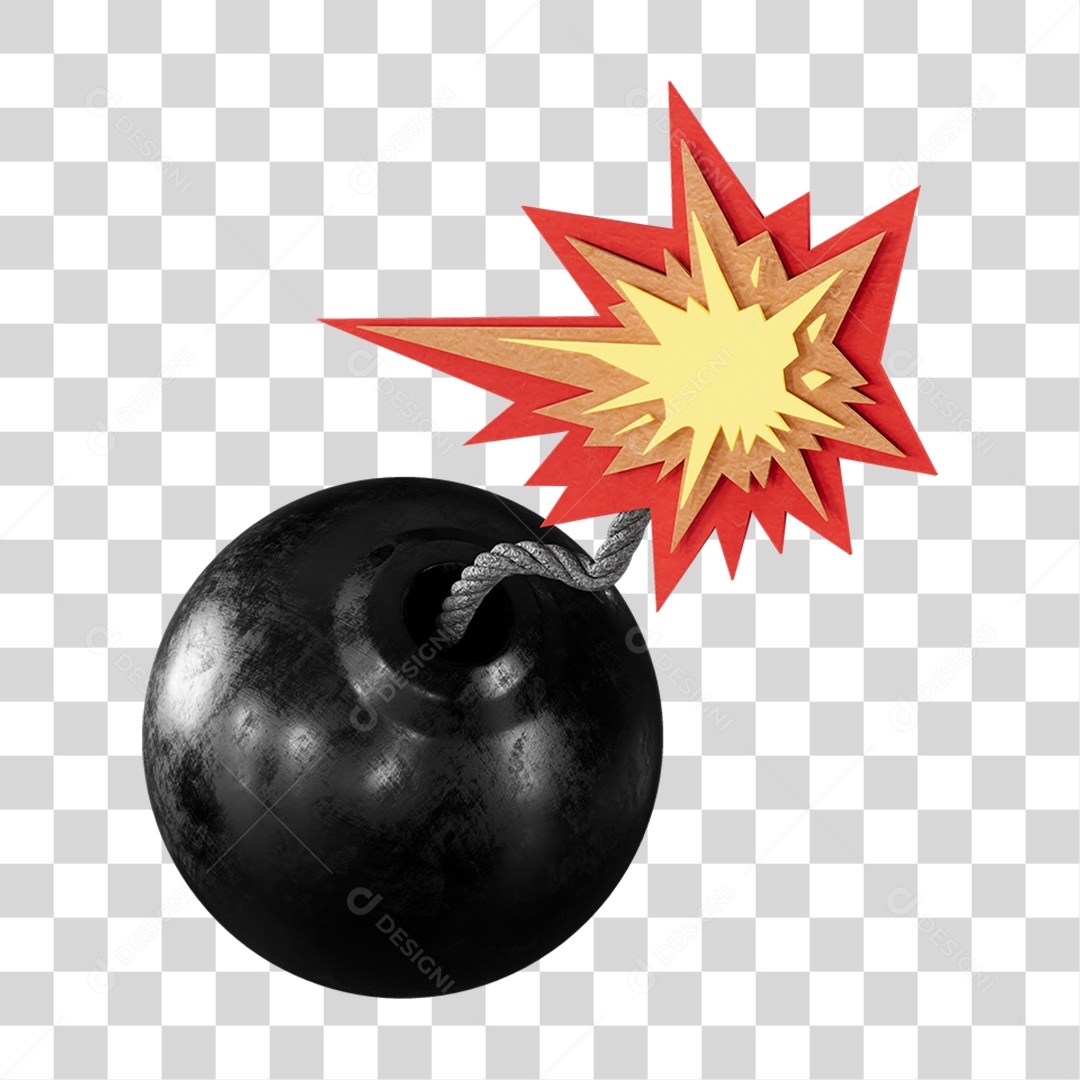 Bomba Clássica PNG Transparente