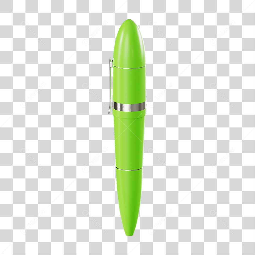 Caneta Verde PNG Transparente
