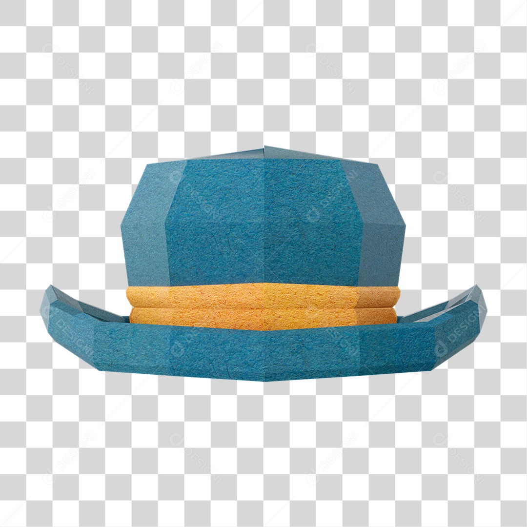 Chapéu em 3D PNG Transparente