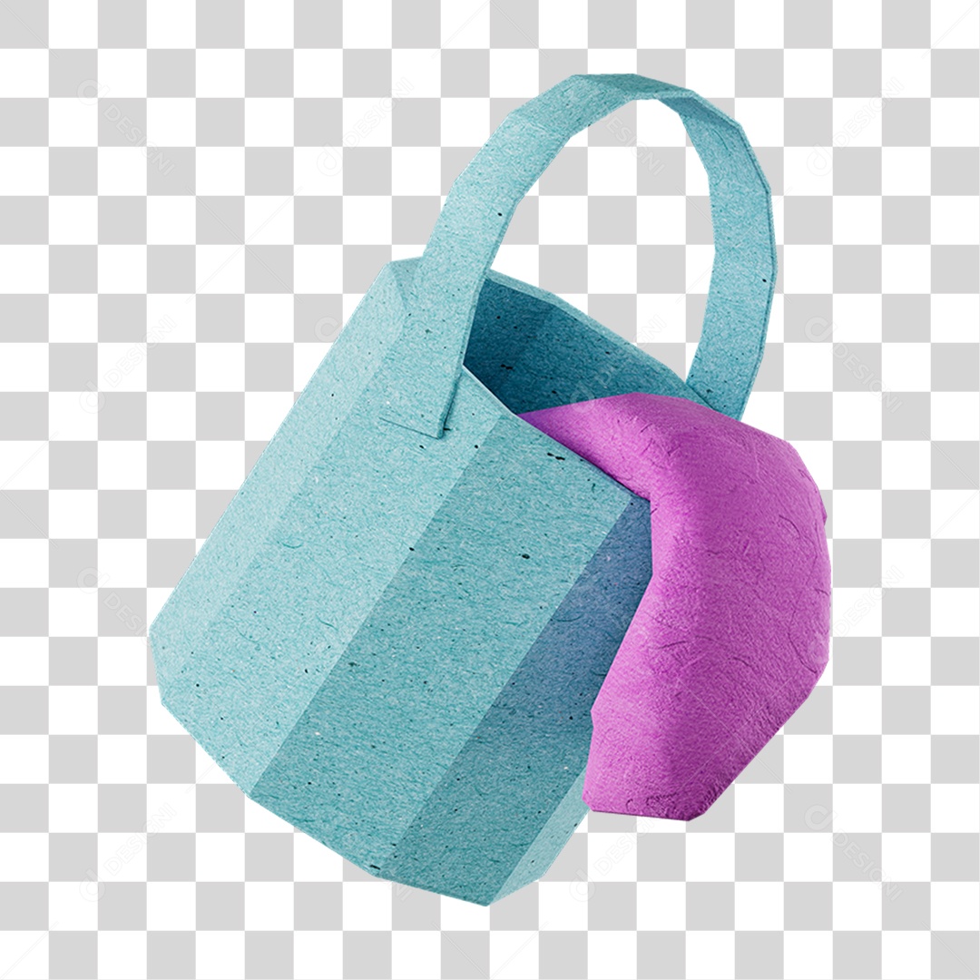 Lata de Tinta 3D PNG Transparente