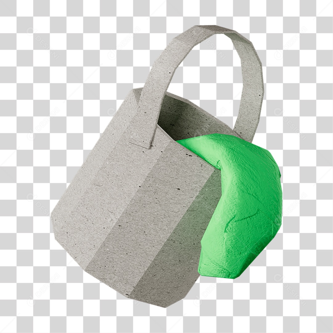 Lata de Tinta 3D PNG Transparente