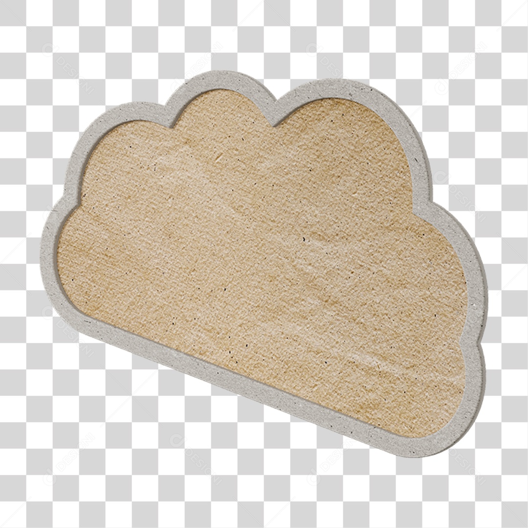 Nuvem Escura Papel PNG Transparente