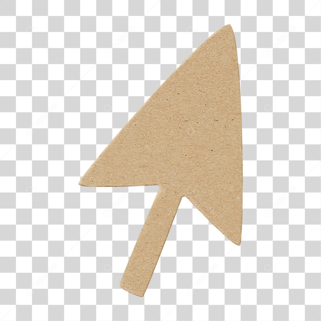 Seta Marrom PNG Transparente