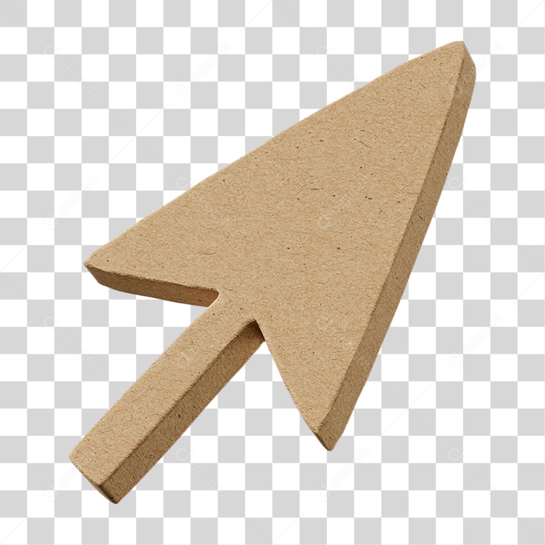 Seta Marrom PNG Transparente