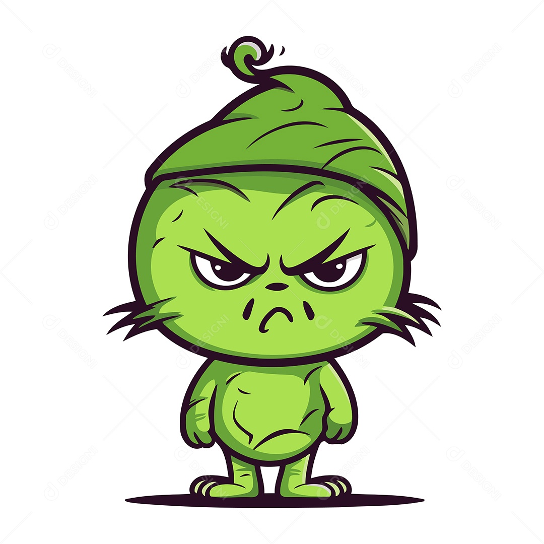 Monstro de Desenho Animado Ilustração Vetor EPS