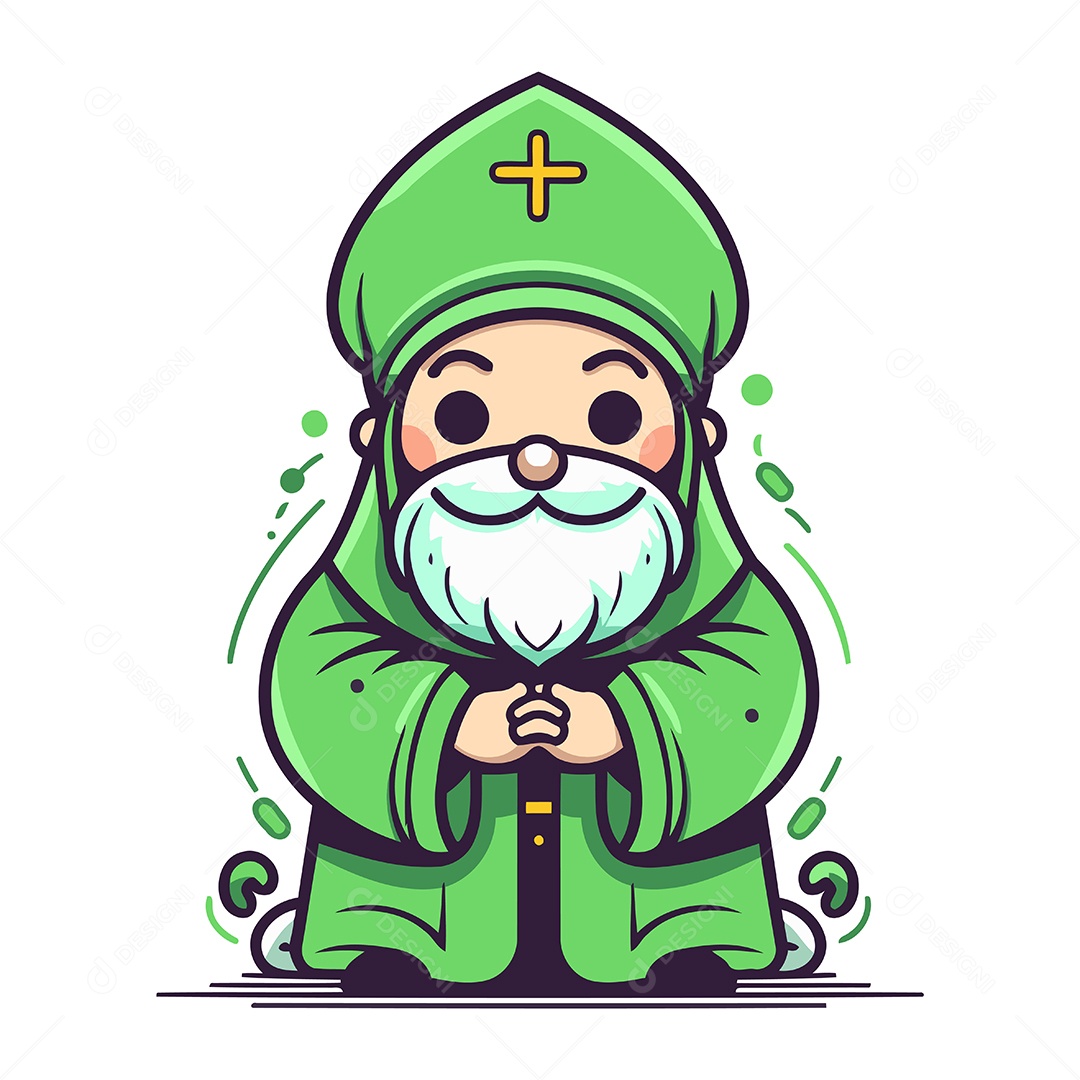 Personagem de Desenho Animado Ilustração Vetor EPS