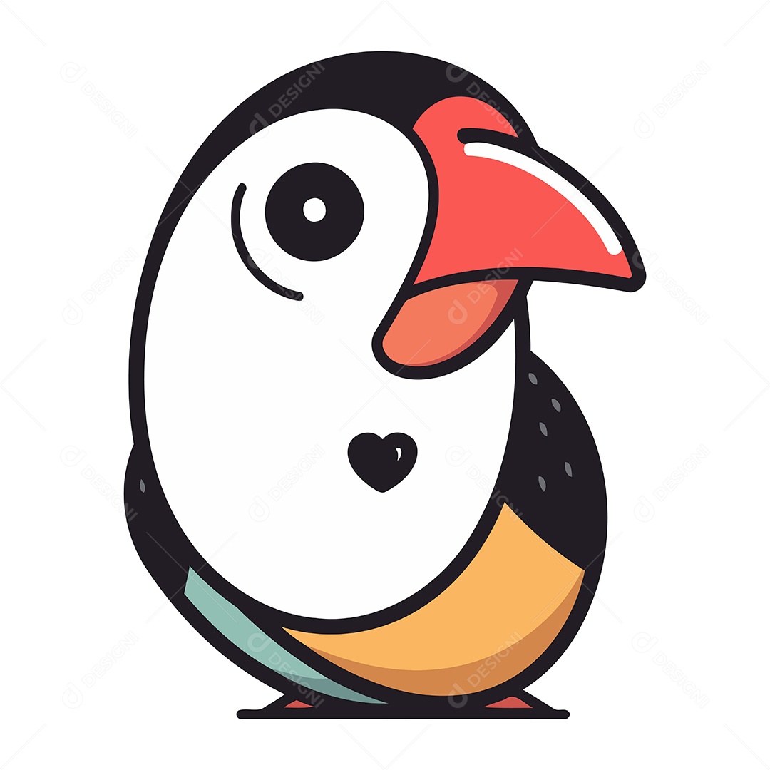 Desenho Animado de animal Ilustração Vetor EPS