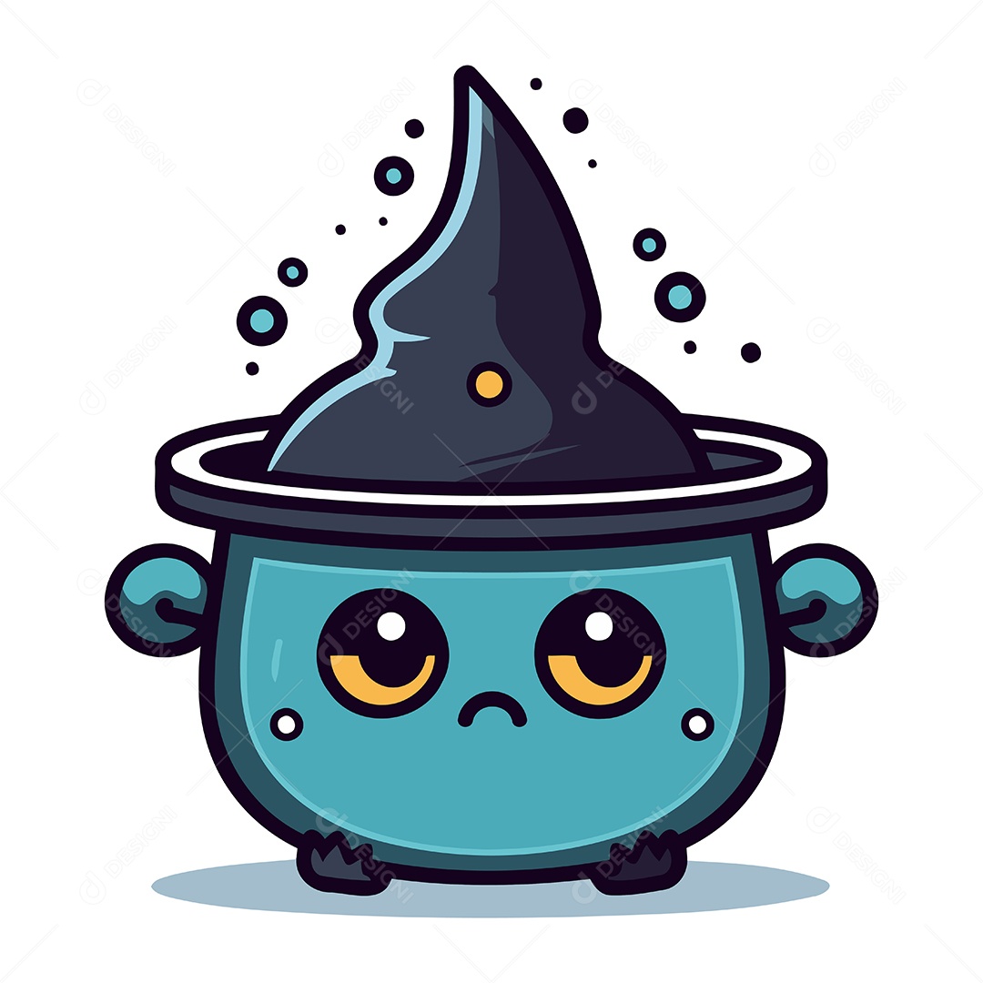 Panela de Desenho Animado Ilustração Vetor EPS