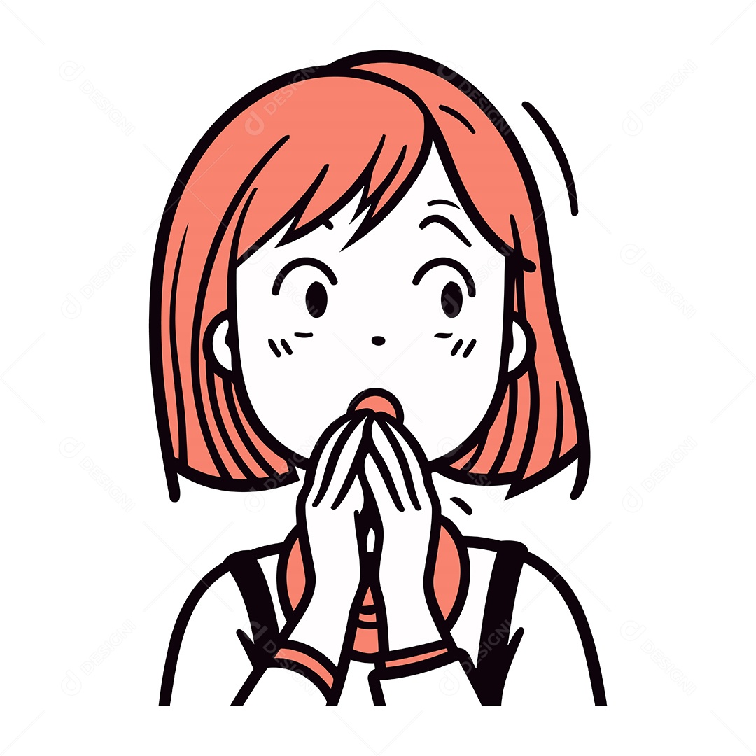 Jovem de Desenho Animado Ilustração Vetor EPS