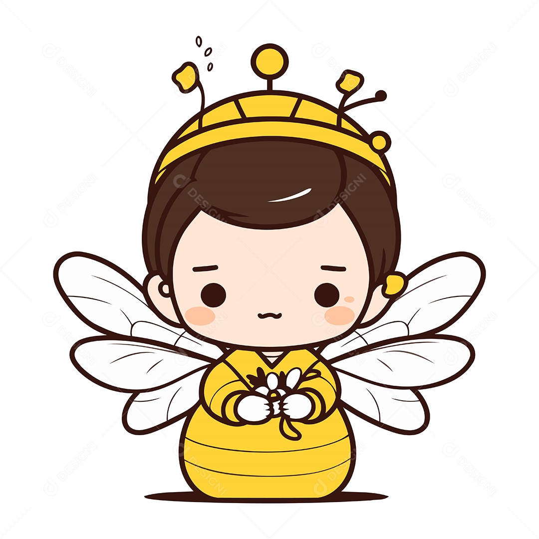 Fada de Desenho Animado Ilustração Vetor EPS