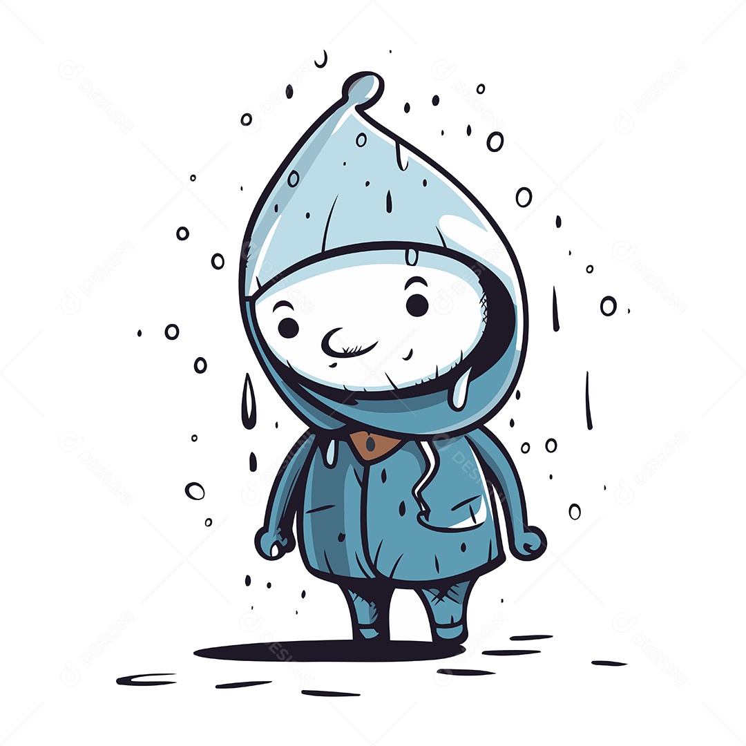 Personagem de Desenho Animado Ilustração Vetor EPS