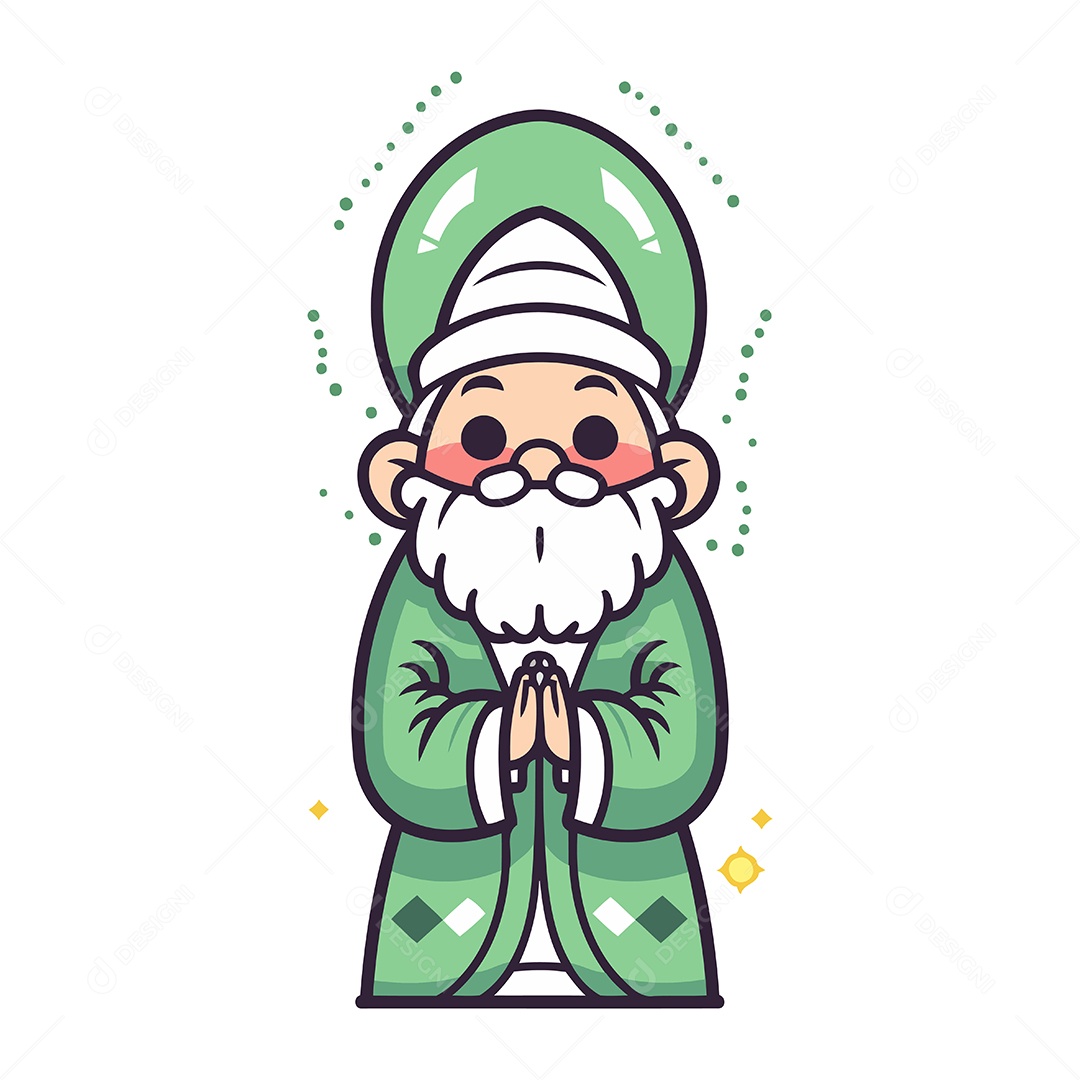 Personagem de Desenho Animado Ilustração Vetor EPS