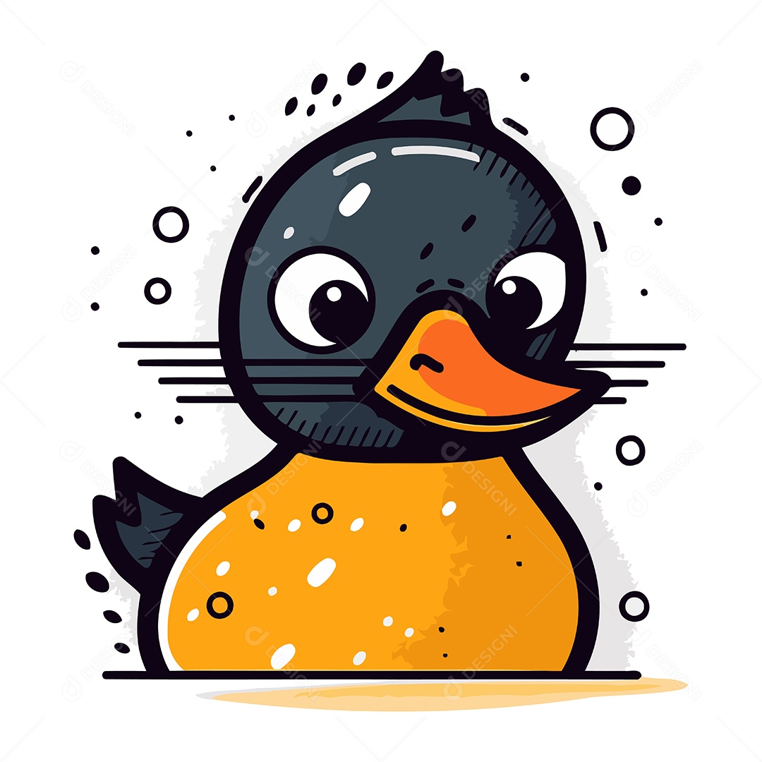 Pavão de Desenho Animado Ilustração Vetor EPS