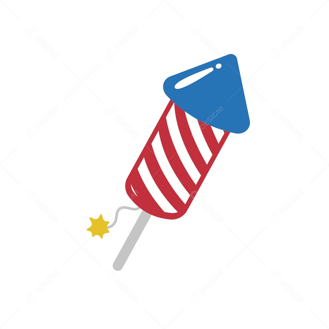 Fogos de Artificio Ilustração Vetor EPS