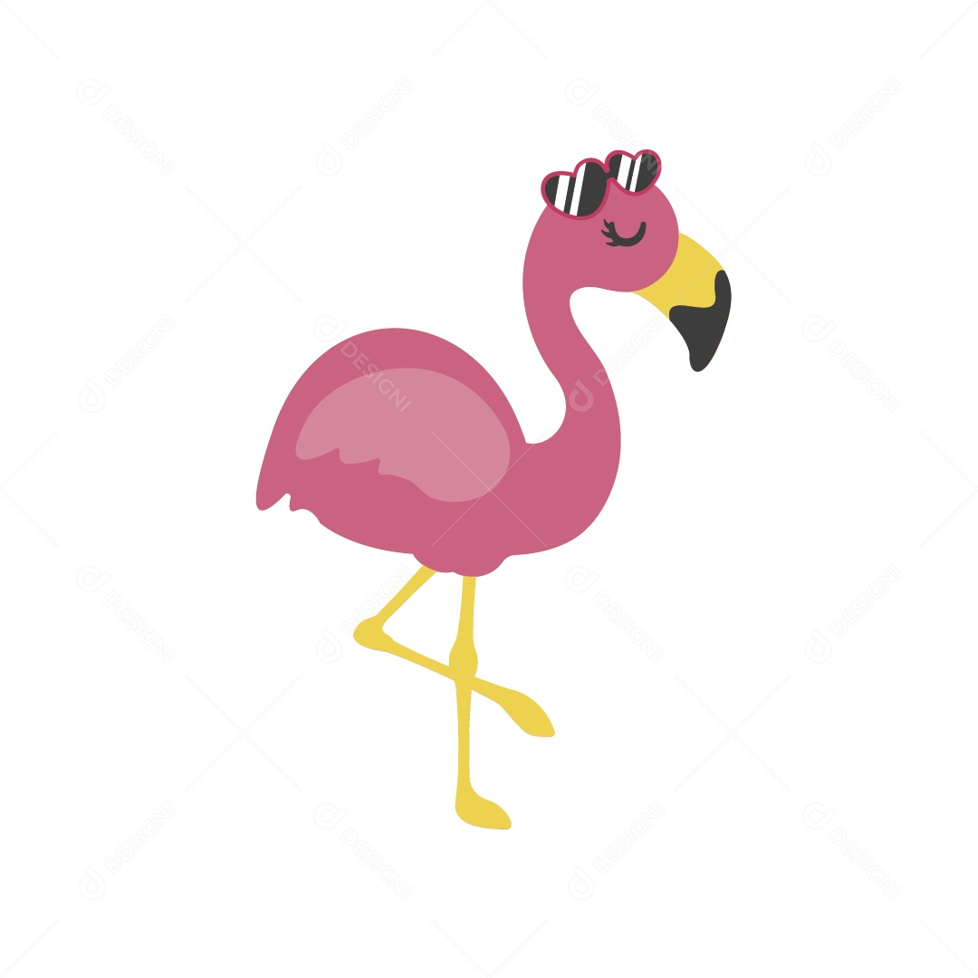 Flamingo Ilustração Vetor EPS