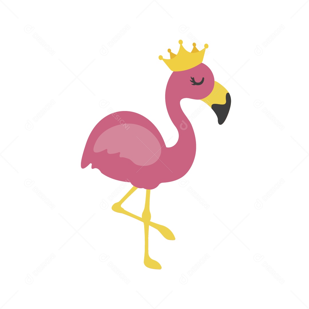 Flamingo Ilustração Vetor EPS