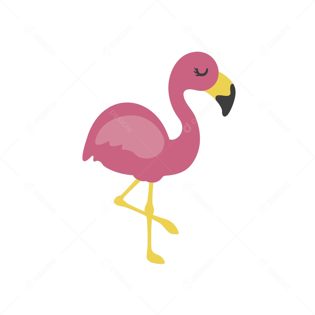 Flamingo Ilustração Vetor EPS