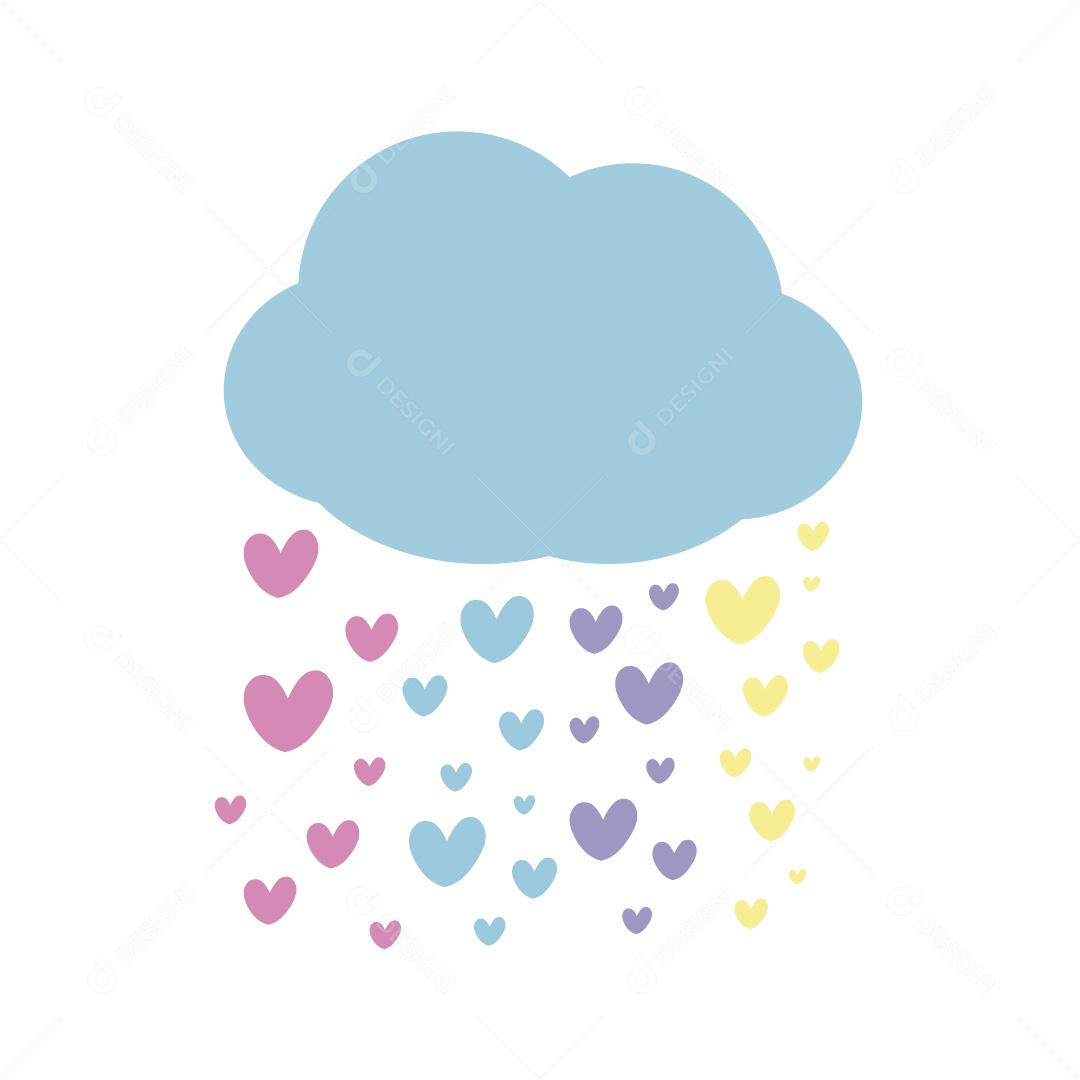 Nuvem Ilustração Vetor EPS