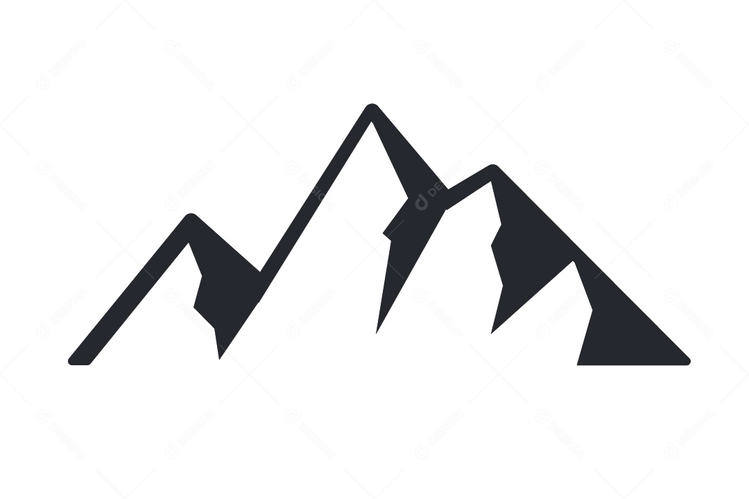 Ícone de Montanha Ilustração Vetor EPS