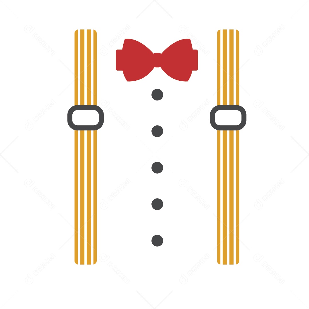 Gravata Borboleta Ilustração Vetor EPS