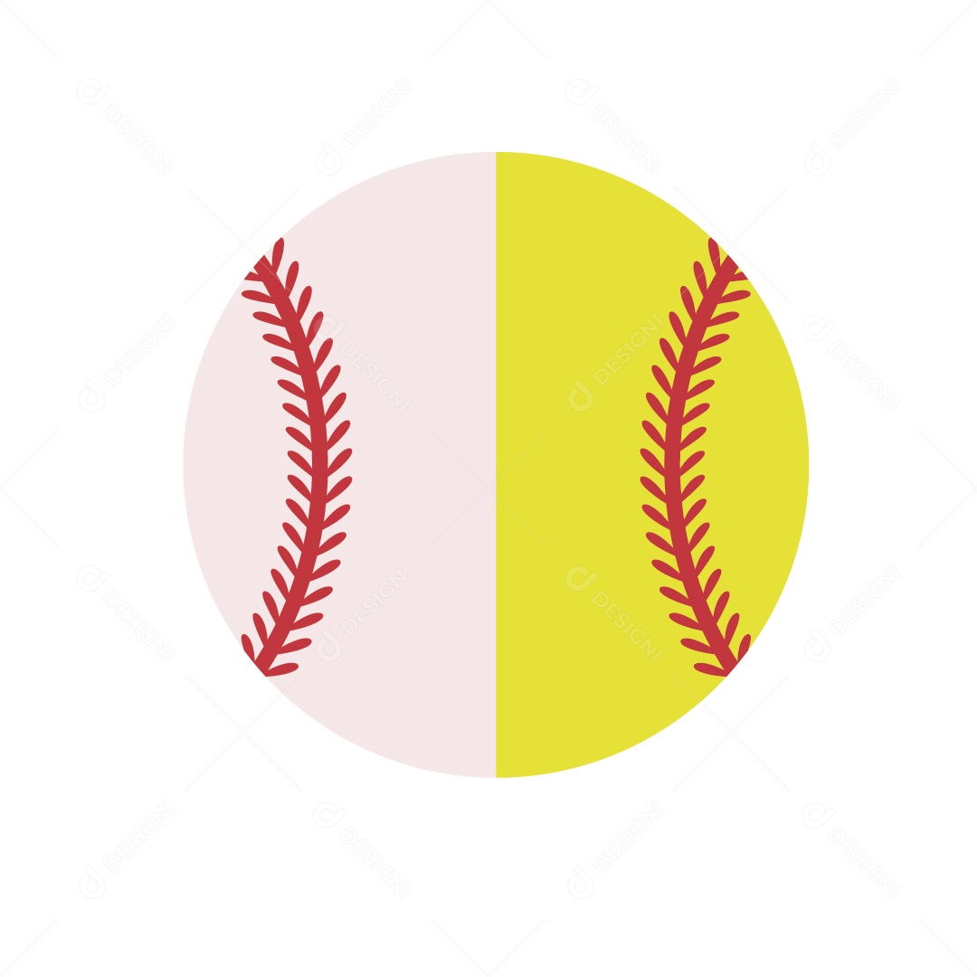 Bola de Beisebol Ilustração Vetor EPS