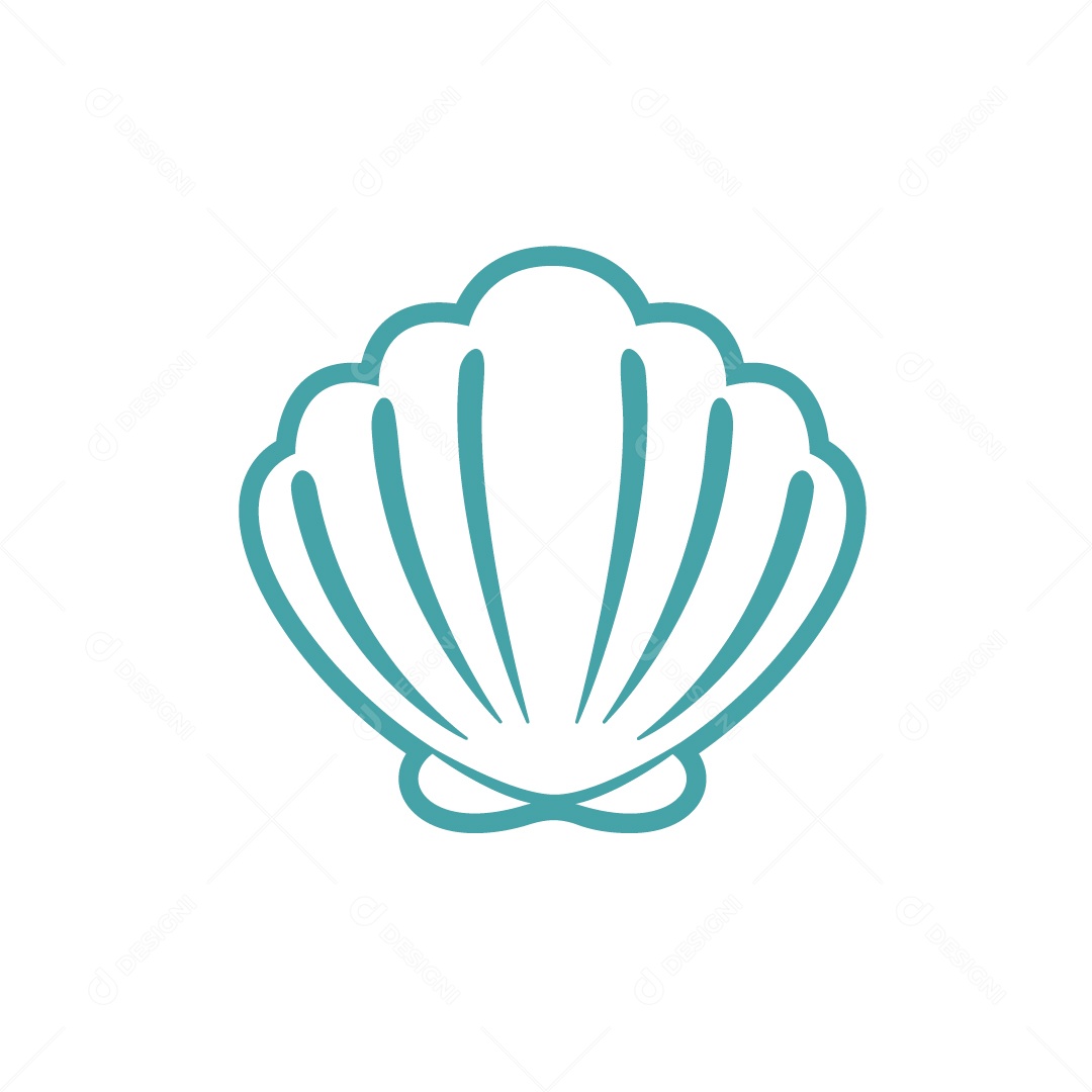 Concha Ilustração Vetor EPS