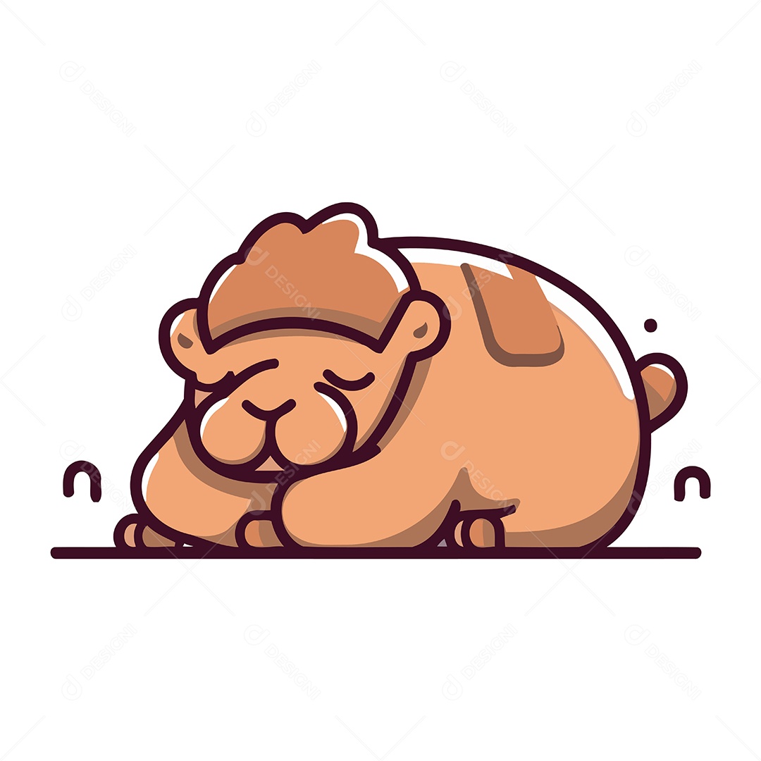 Desenho Animado de Animal Ilustração Vetor EPS