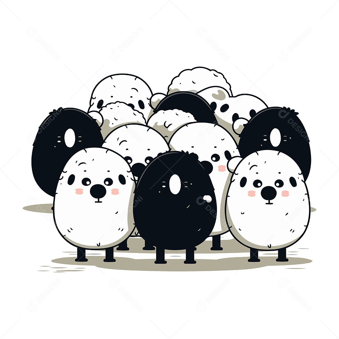 Desenho Animado de Animal Ilustração Vetor EPS