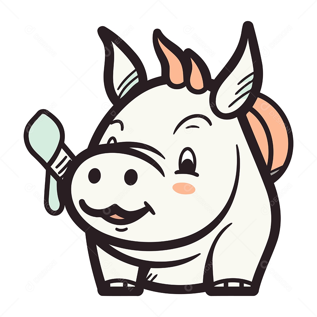 Desenho Animado de Animal Ilustração Vetor EPS