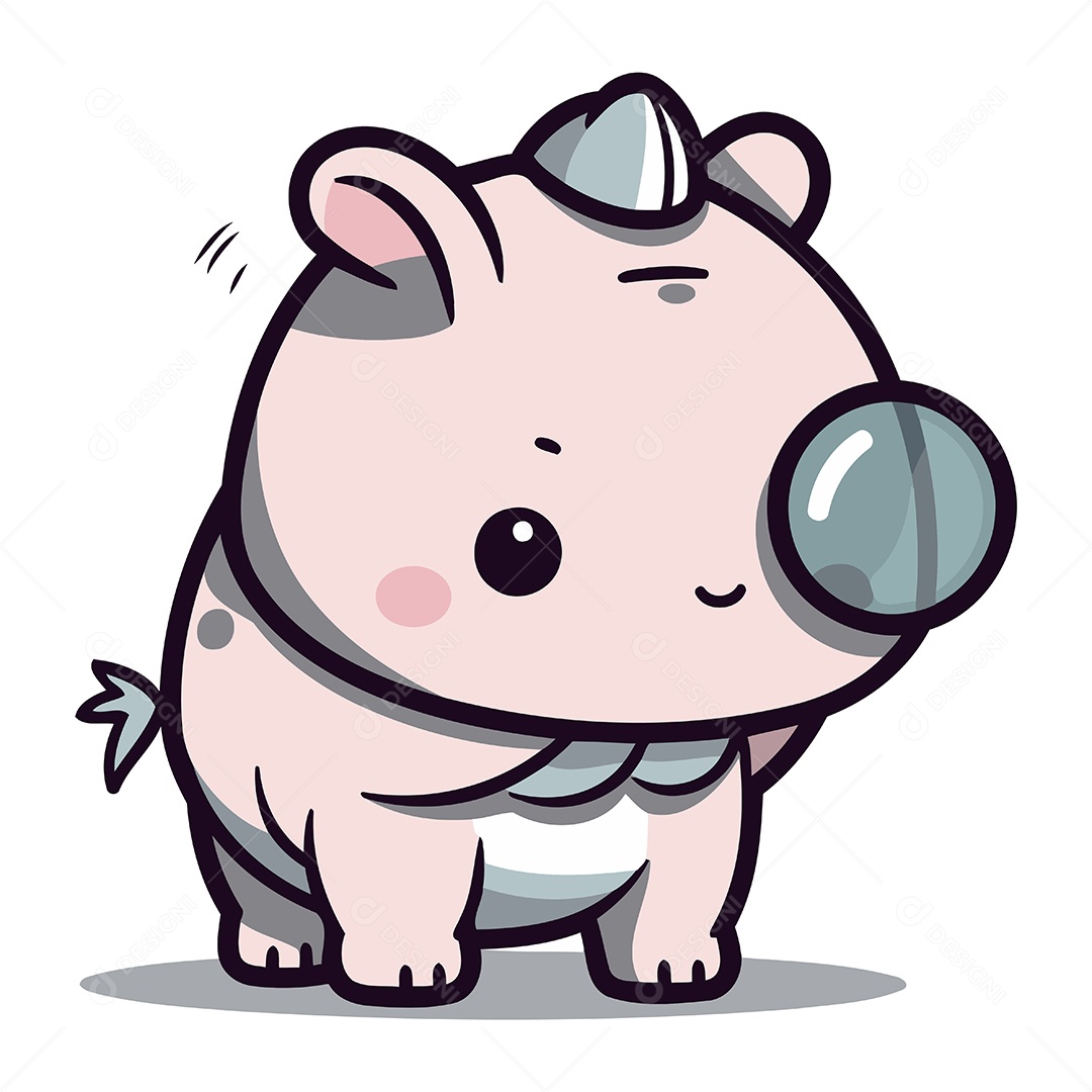 Desenho Animado de Animal Ilustração Vetor EPS