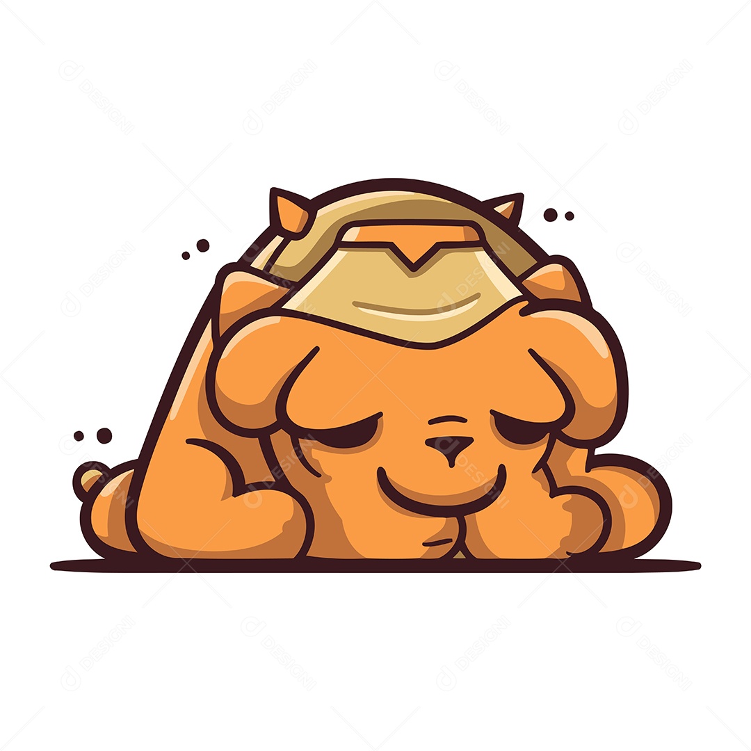 Cachorro de Desenho Animado Ilustração Vetor EPS