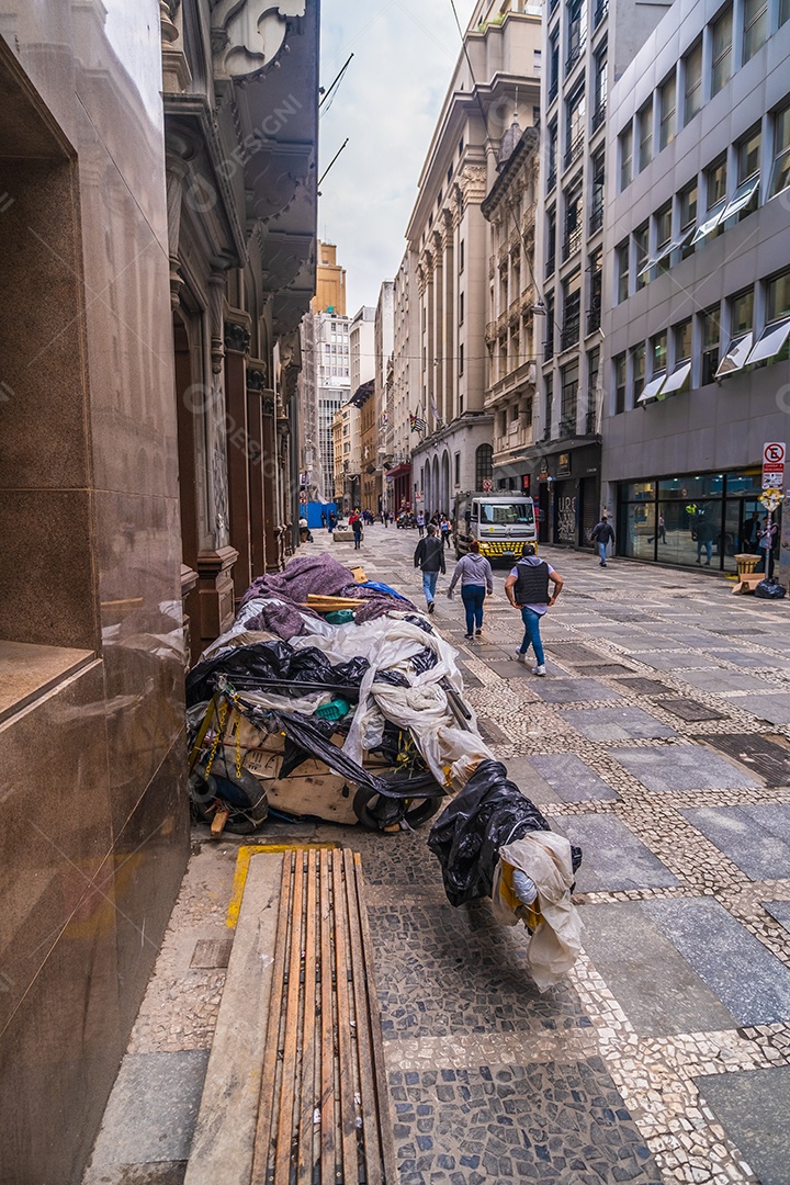 Ruas e prédios do centro de São Paulo