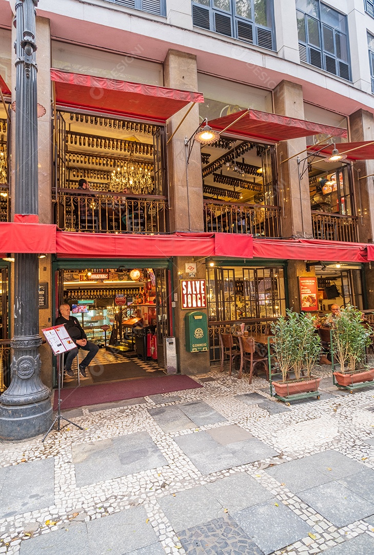 Vista de ruas e prédios do centro de São Paulo